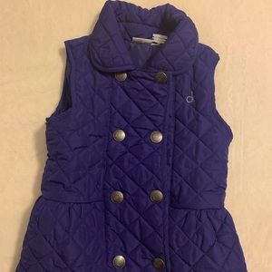 Purple puffy vest